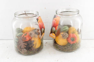 Decorative Arrangement in Glass Pot – 15cm
