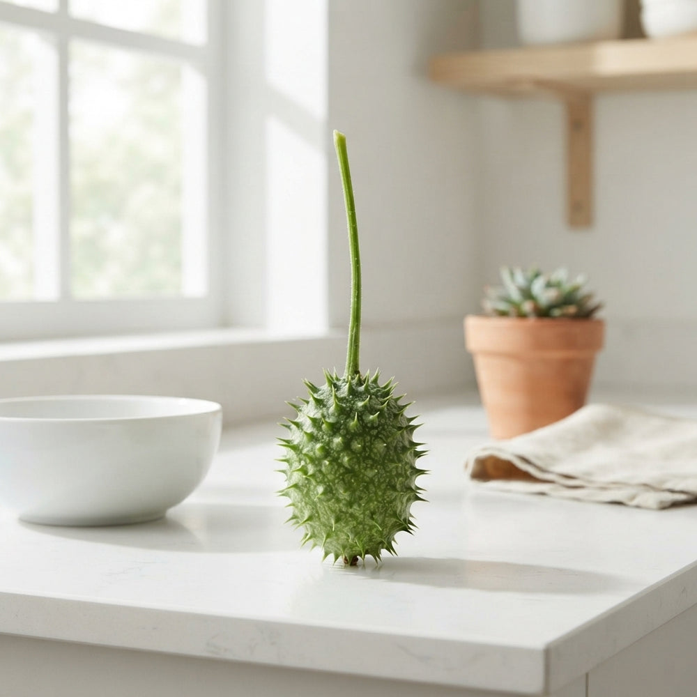 Decorative Green Cucumis ‘Ice Tea’ Fruit