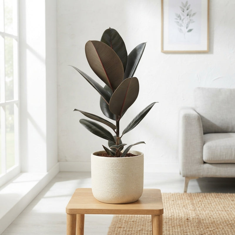 Mixed Rubber Plant (Ficus elastica) – 17cm Pot