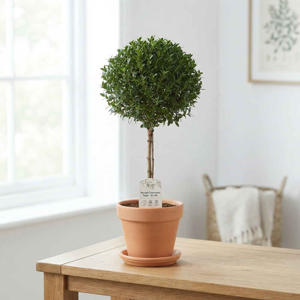Myrtle Standard Plant (Myrtus communis) – 12cm Pot