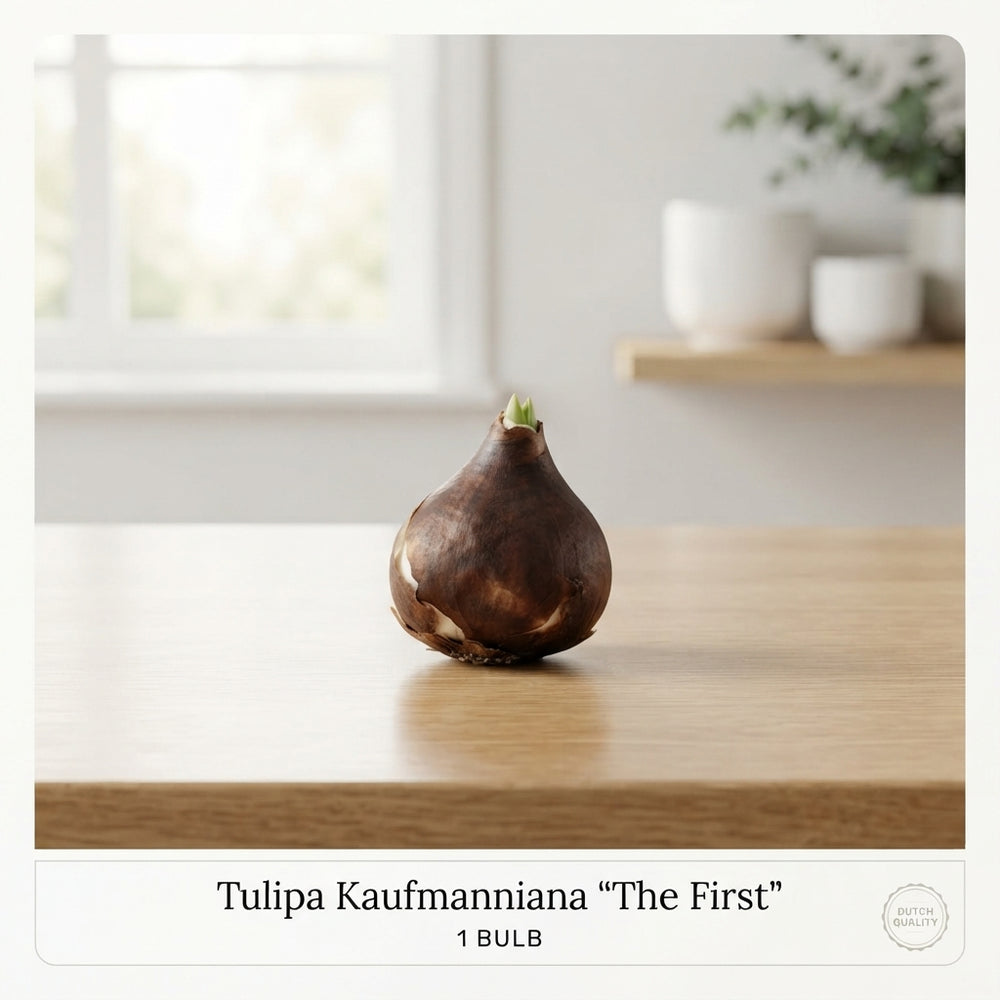 Tulipa kaufmanniana ‘The First’ Tulip Bulbs – Pack of 7
