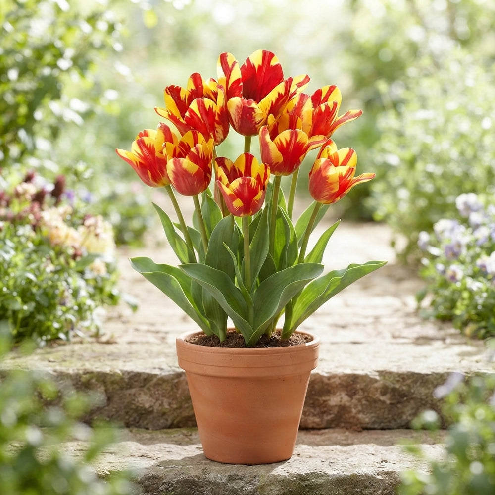 Tulipa Multiflora ‘Wonder Club’ Tulip Bulbs – Pack of 7