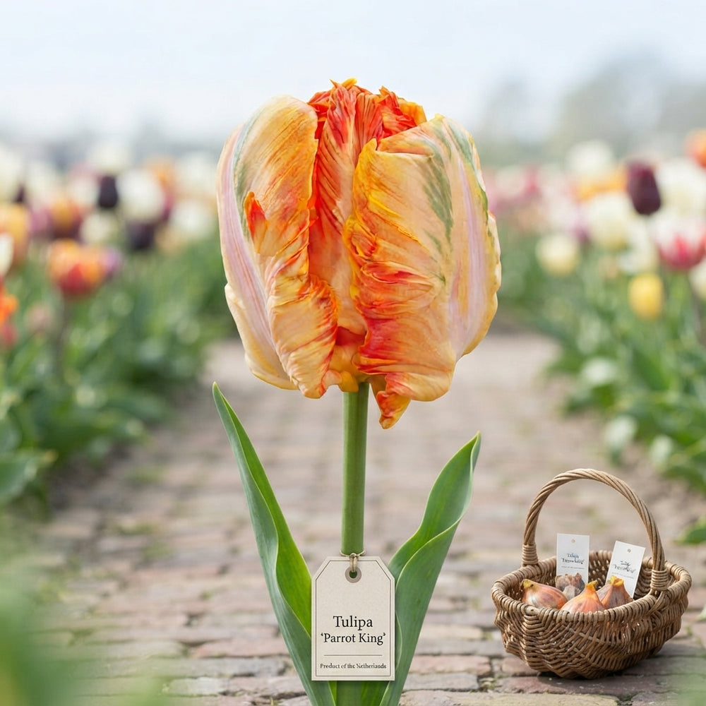 Parrot Tulip ‘King’ Bulbs – Pack of 7