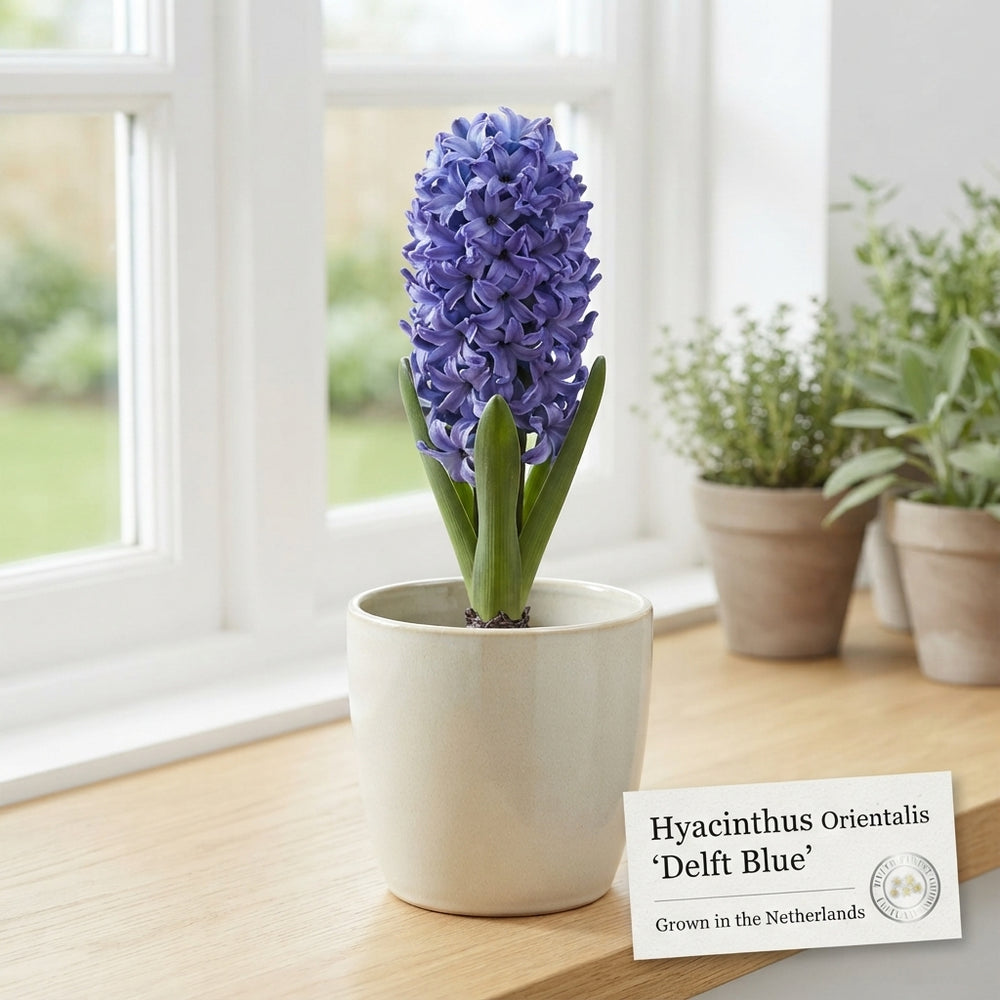 Delft Blue Hyacinth Bulbs (Hyacinthus orientalis) – Pack of 5