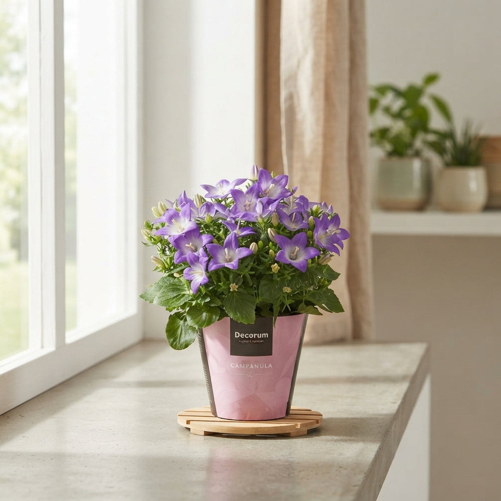 Mixed Campanula Flowering Plant – 11cm Pot