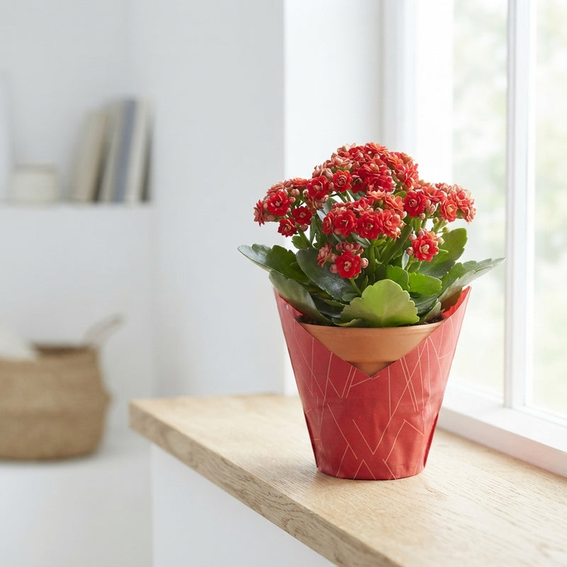 Red Double Kalanchoe ‘Le Chic’ – 10.5cm Pot
