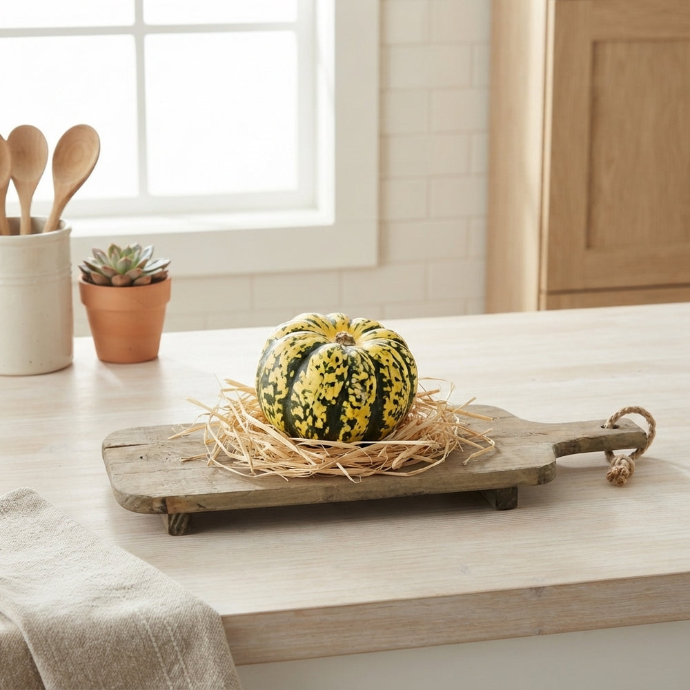 Decorative Arrangement with XL Wooden Chopping Board – 46cm