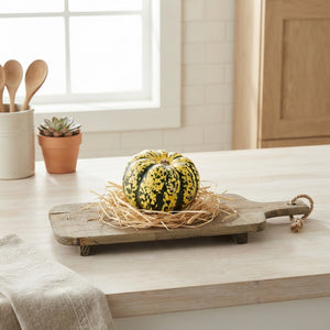 Decorative Arrangement with XL Wooden Chopping Board – 46cm