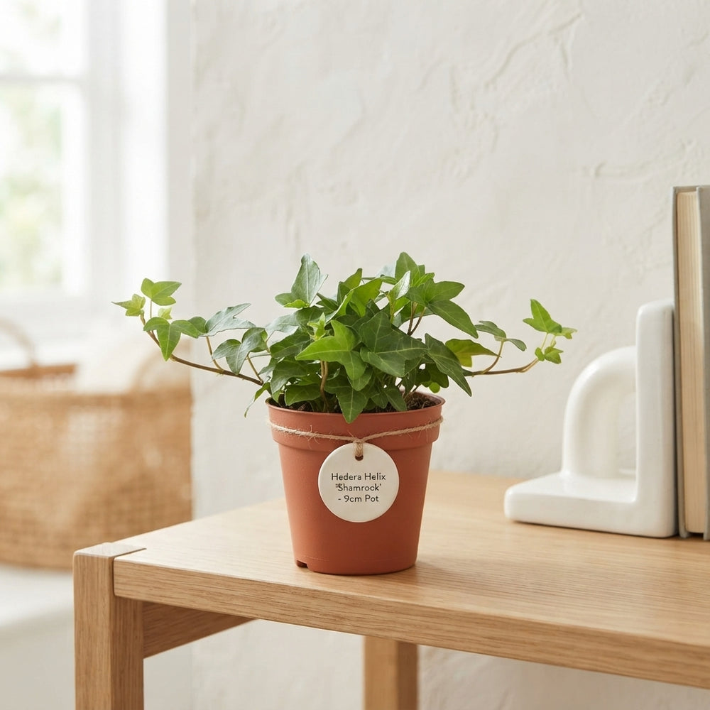 Green Shamrock Ivy (Hedera helix) – 9cm Pot