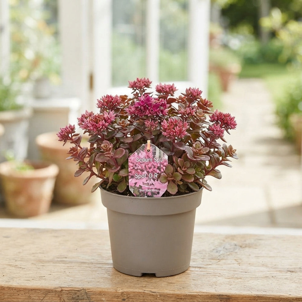 Dark Pink Sedum spurium ‘Spot On’ – 13cm Pot