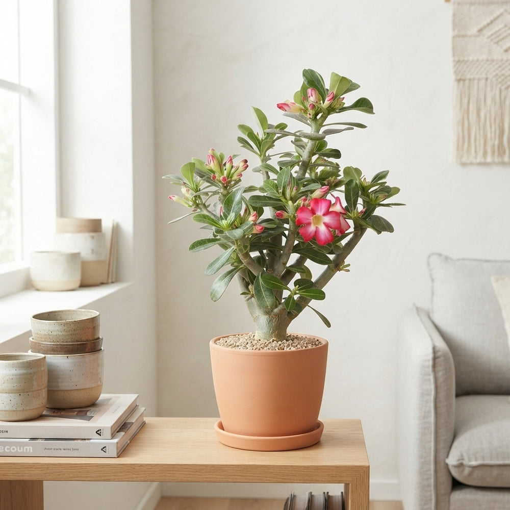 Pink Desert Rose (Adenium obesum) – 13cm Pot