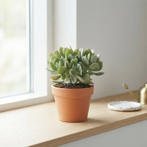 Crested Crassula Succulent – 12cm Pot, 20cm High