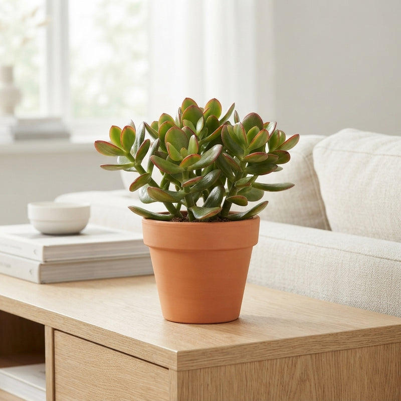 Sunset Jade Plant (Crassula ovata) – 17cm Pot