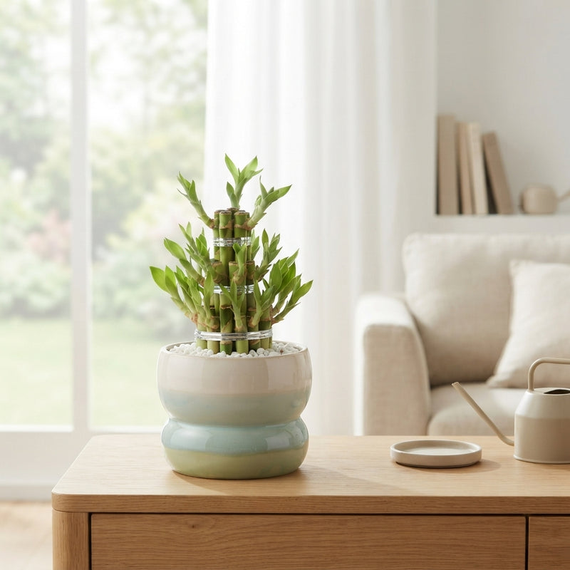 Lucky Bamboo (Dracaena sanderiana) – 14cm Pot