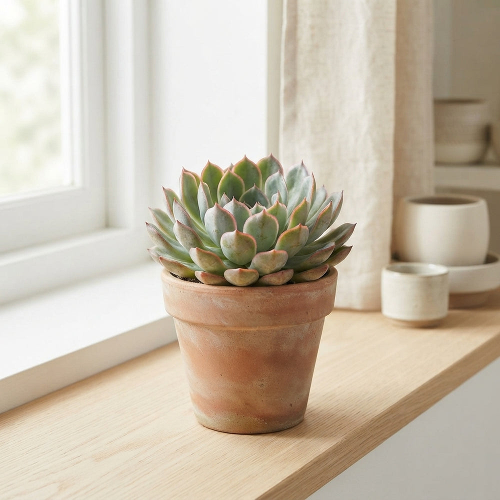 Echeveria Succulent – 8.5cm Pot, Approx. 15cm High