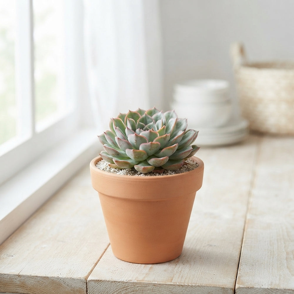 Echeveria Succulent – 8.5cm Pot, 15cm High