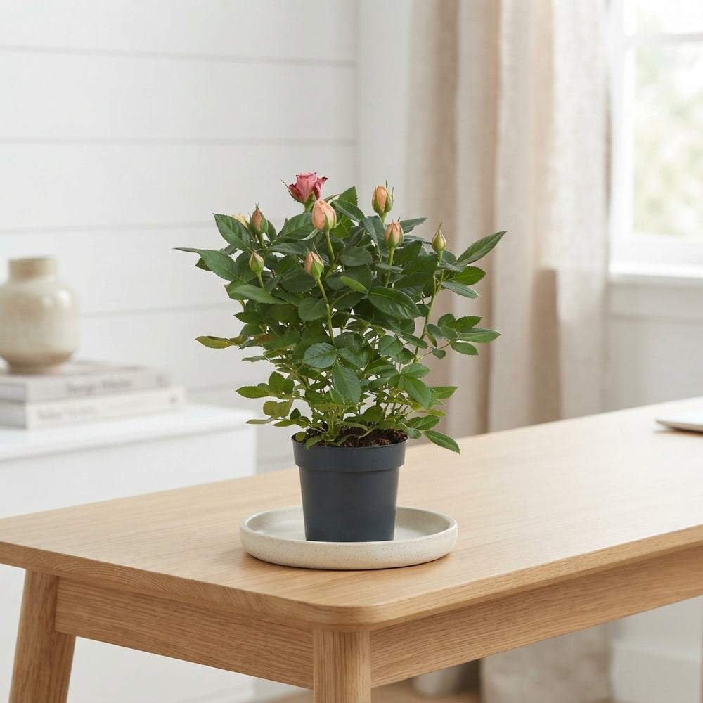 Mixed Rose Plant (Rosa) – 10.5cm Pot