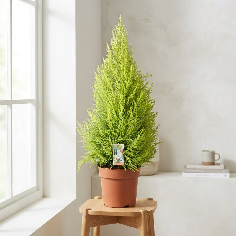 Goldcrest Monterey Cypress (Cupressus macrocarpa) – 21cm Pot