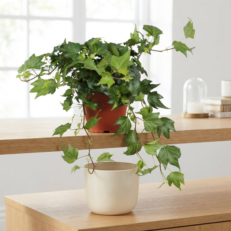 Green Ripple Ivy (Hedera helix) – 13cm Pot