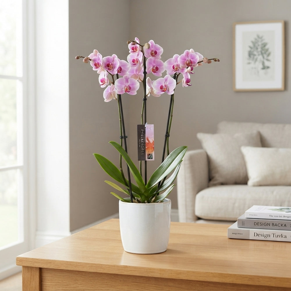 Mixed Phalaenopsis Orchid – 3 Stems, 12cm Pot
