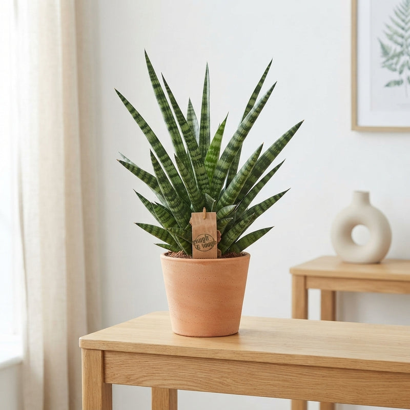 Cylindrical Snake Plant (Sansevieria cylindrica) – 14cm Pot