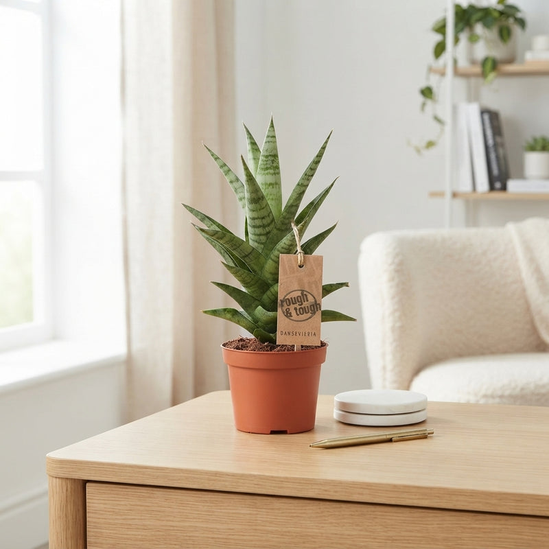 Cylindrical Snake Plant ‘Tough Lady’ – 10.5cm Pot