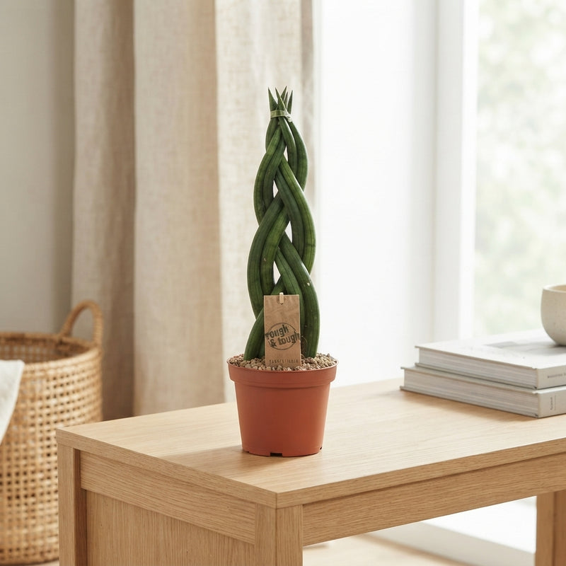 Cylindrical Snake Plant (Sansevieria cylindrica) – 12cm Pot