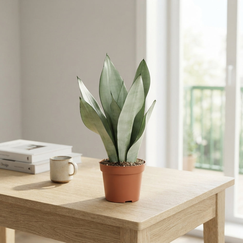 Sansevieria Moonshine – 9cm Pot, Approx. 30cm High