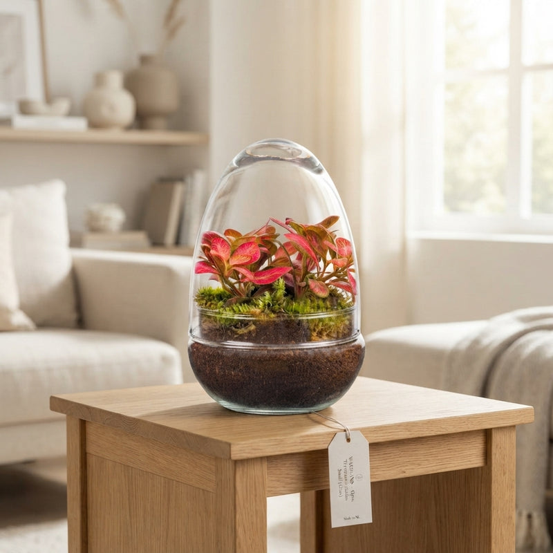 Pluto Small Glass Terrarium – 12cm