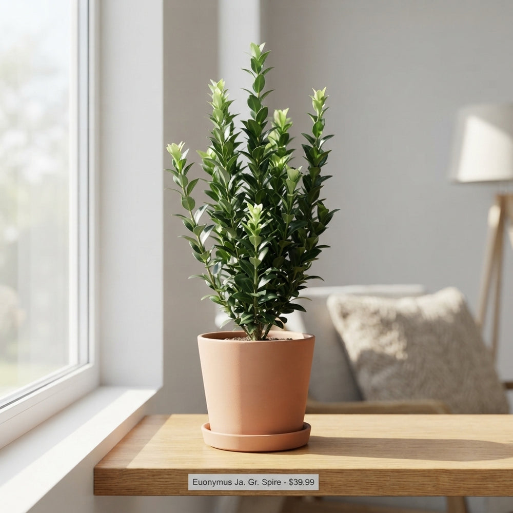 Euonymus japonicus ‘Green Spire’ – 13cm Pot