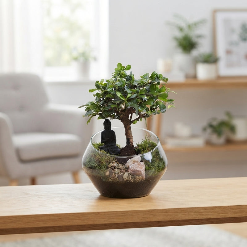 Indoor Bonsai Tree – Ball-Shaped, 20cm Pot