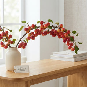 Red Decorative Grass Arrangement