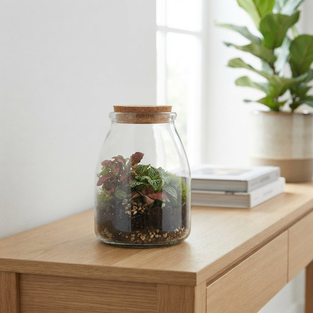 Glass Terrarium Arrangement – 9cm