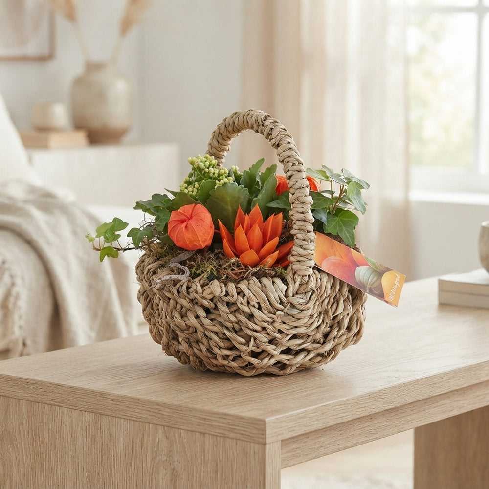 Orange Indoor Hanging Plant Arrangement – 24cm Pot