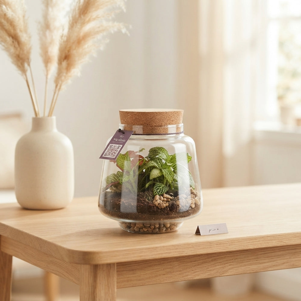Small Mercurius Glass Terrarium – 12cm