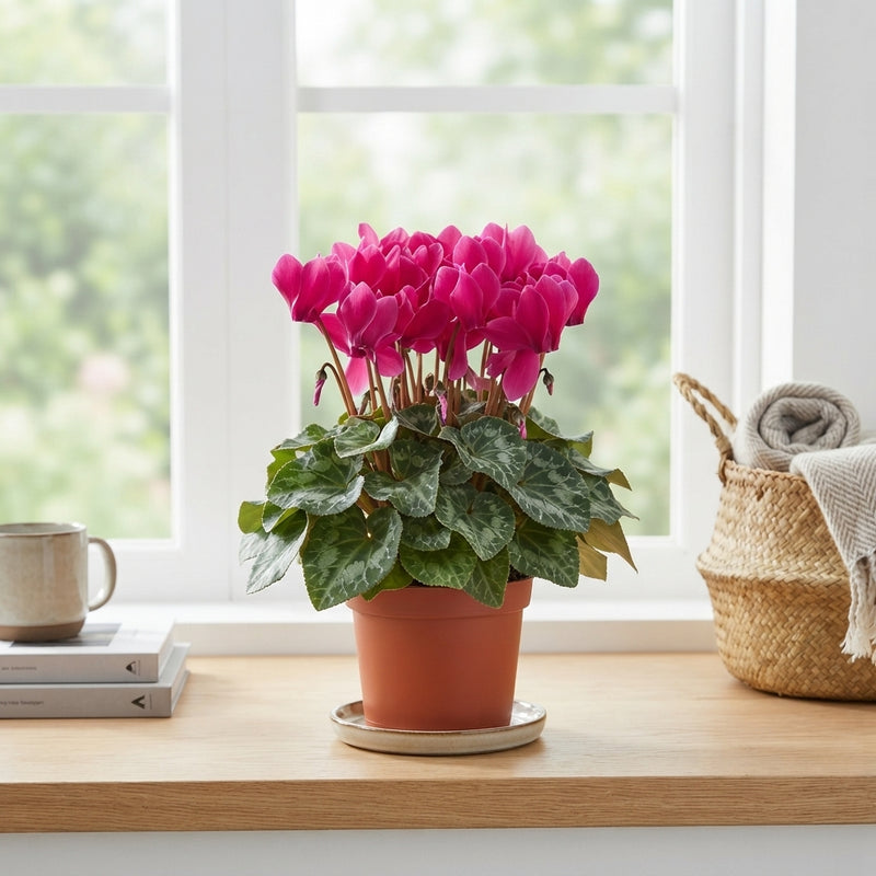 Small-Flowered Cyclamen (Cyclamen persicum) – 10.5cm Pot