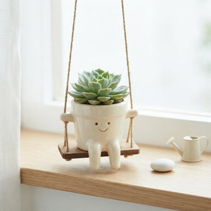 Mixed Ceramic Swing Arrangement – 6cm Pot