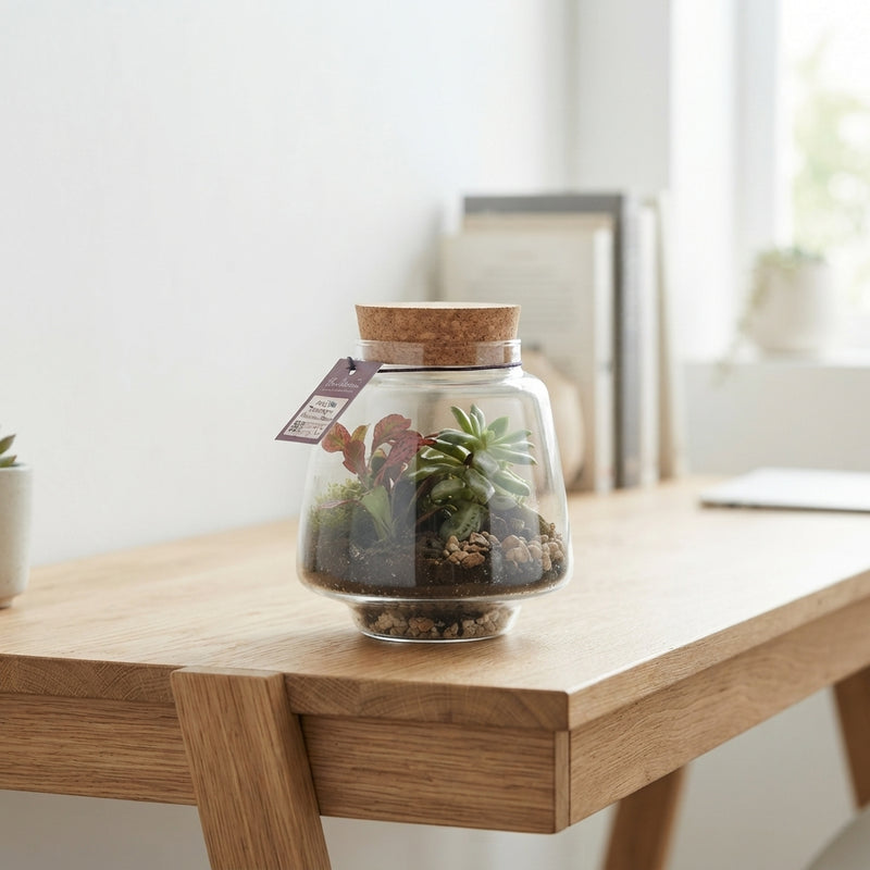 Mercurius Small Glass Terrarium – 12cm