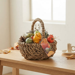 Oval Rope Basket Arrangement – 24cm