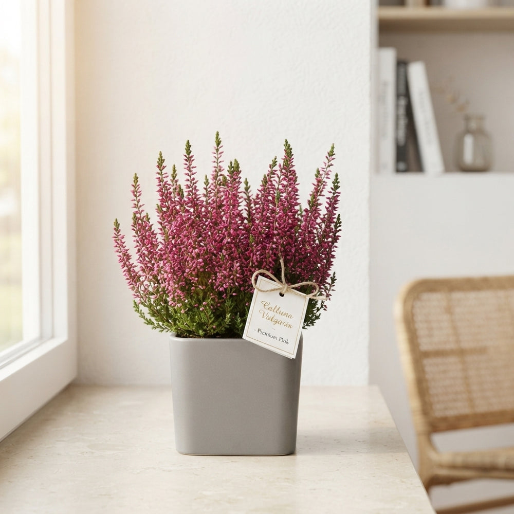 Calluna vulgaris Heather Balcony Planter – 27cm