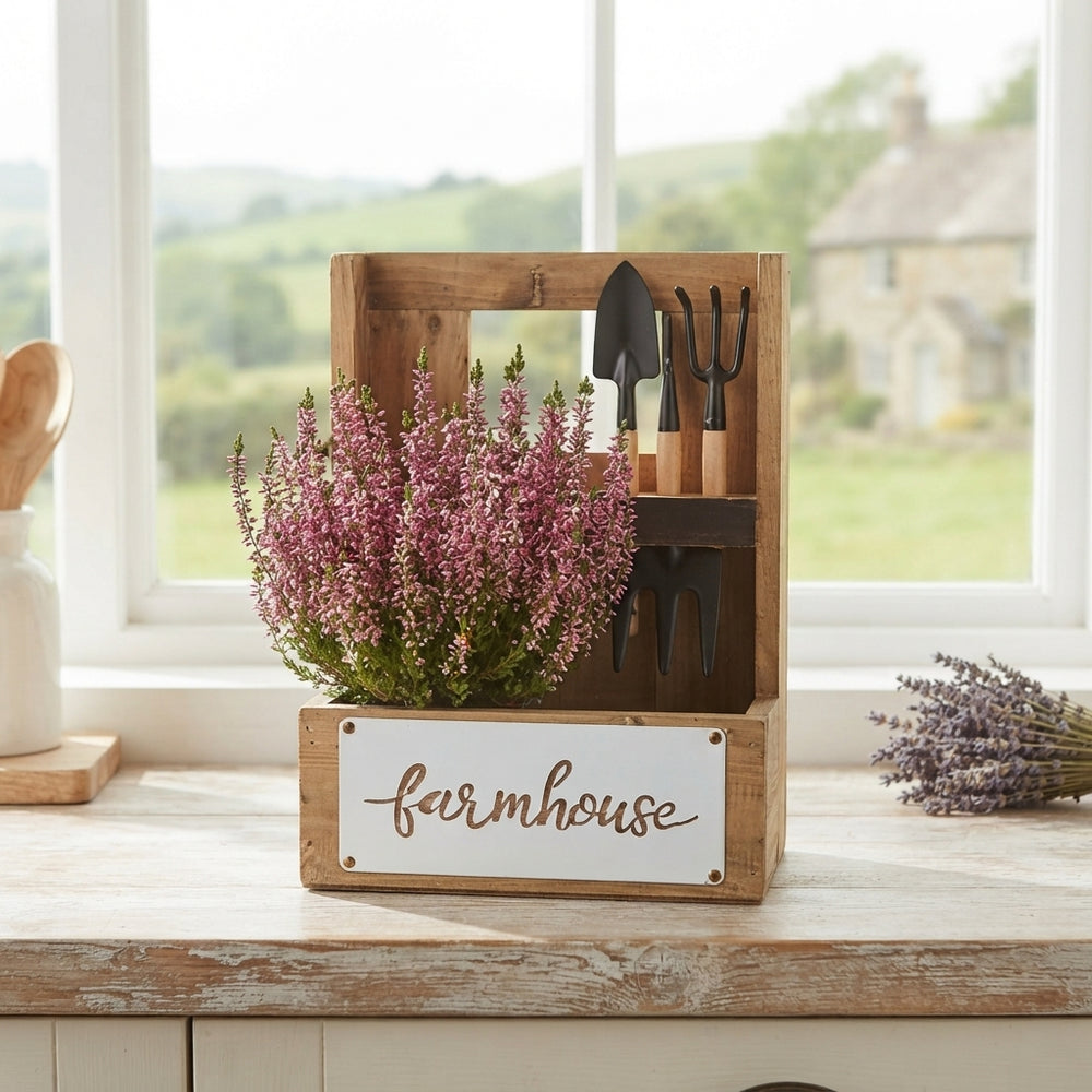 Mixed Colour Farmhouse Arrangement
