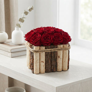 Preserved Red Roses – Set of 3