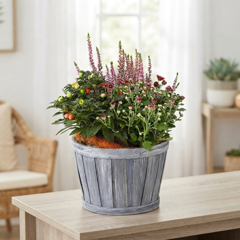 Mixed Grey Bamboo Arrangement