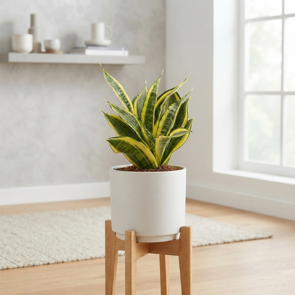 Green Snake Plant (Sansevieria trifasciata) – 9cm Pot