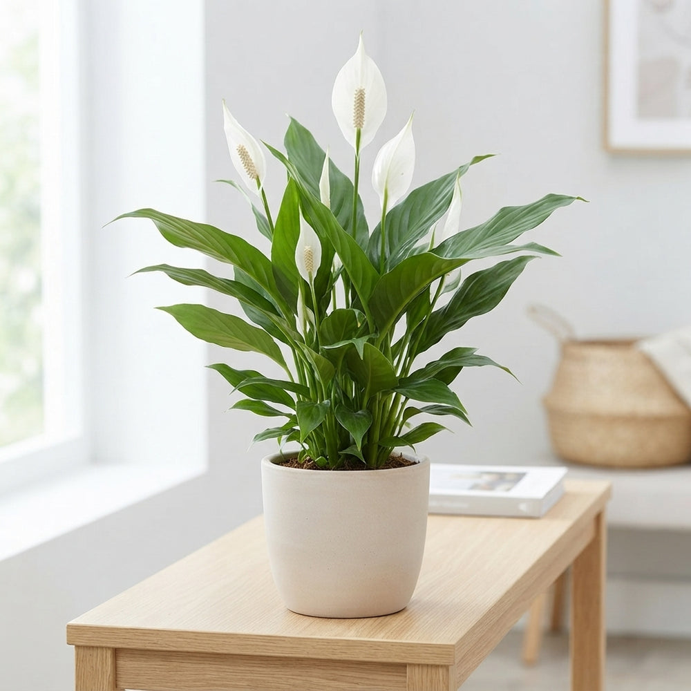Peace Lily (Spathiphyllum) ‘Bingo Cupido’ – 17cm Pot