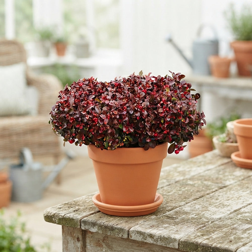 Dyed Gaultheria – 13cm Pot, Approx. 25cm High