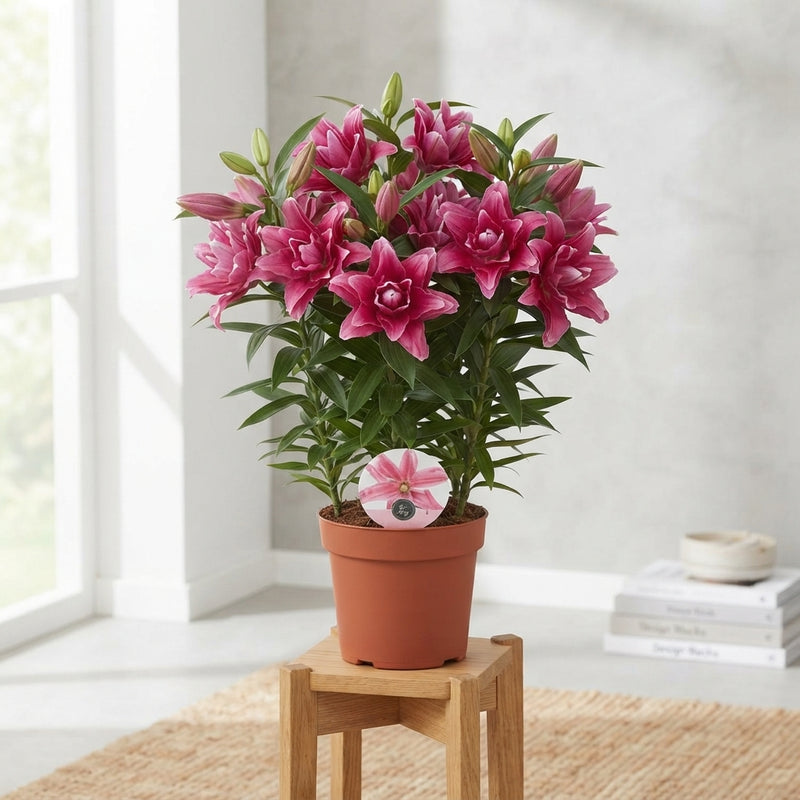 Mixed Oriental Lily Collection – 19cm Pot, 68cm Tall