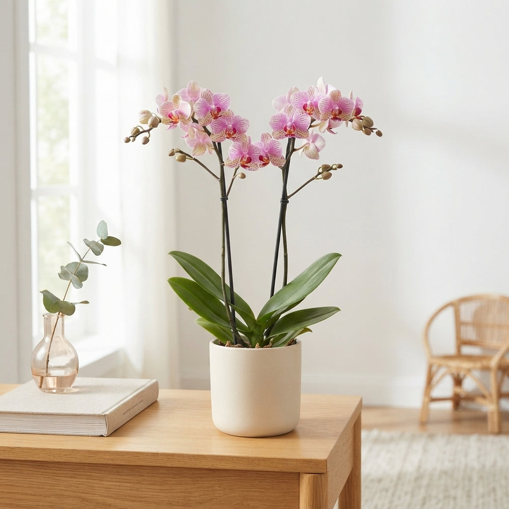 Mixed Phalaenopsis Orchid – 12cm Pot, 50cm Tall