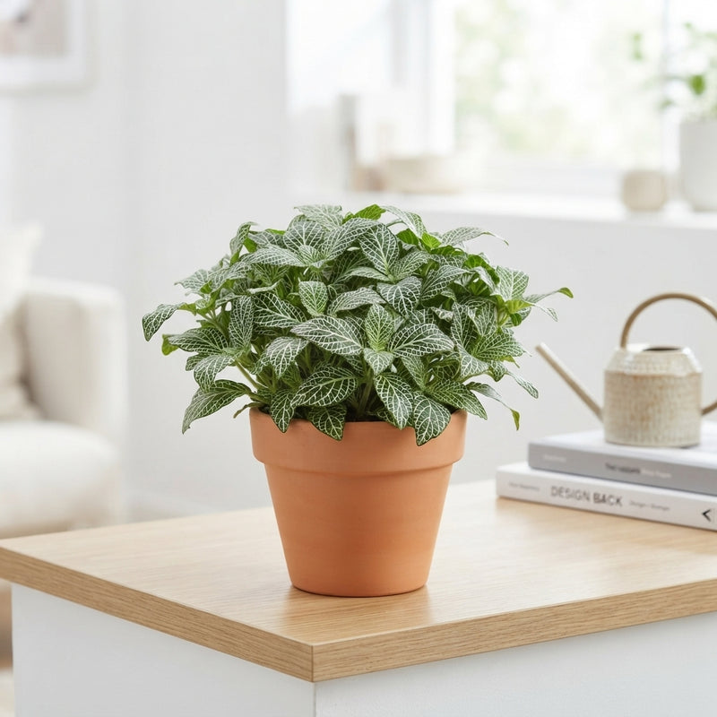 White Tiger Fittonia (Fittonia) – 8.5cm Pot