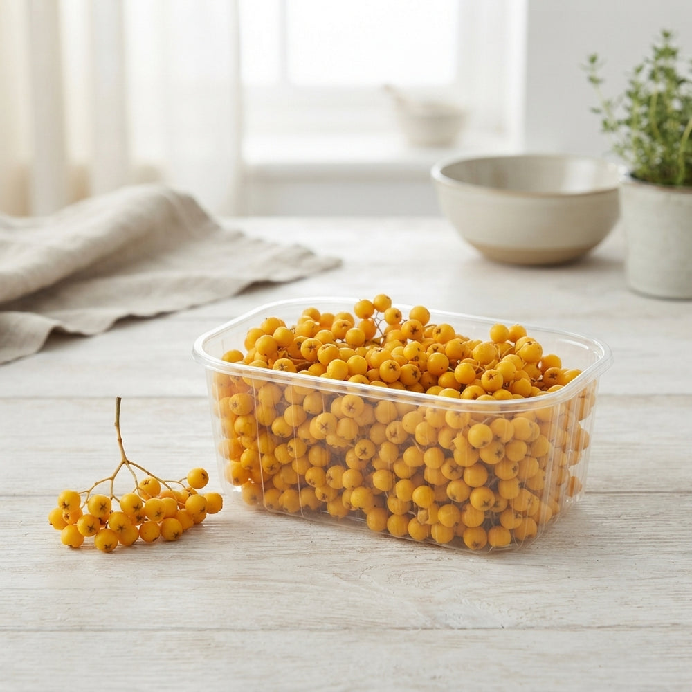 Yellow Rowan Berry Branches – Pack of 8
